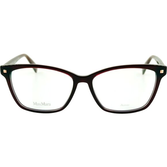 Max Mara MM1407 Womens Plastic Eyeglass Frame MUI Fuchsia  53-15